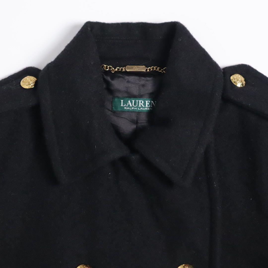 Ralph Lauren 希少 美品 金ボタン オフィサー ナポレオンコート