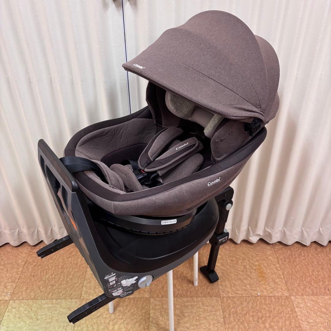 クリーニング済☆美品☆　コンビ　新生児　クルムーヴ　ISOFIX　エッグショック