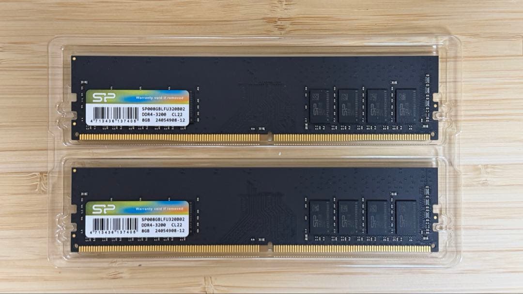 SP シリコンパワー メモリ DDR4-3200 PC4 8GB×2枚