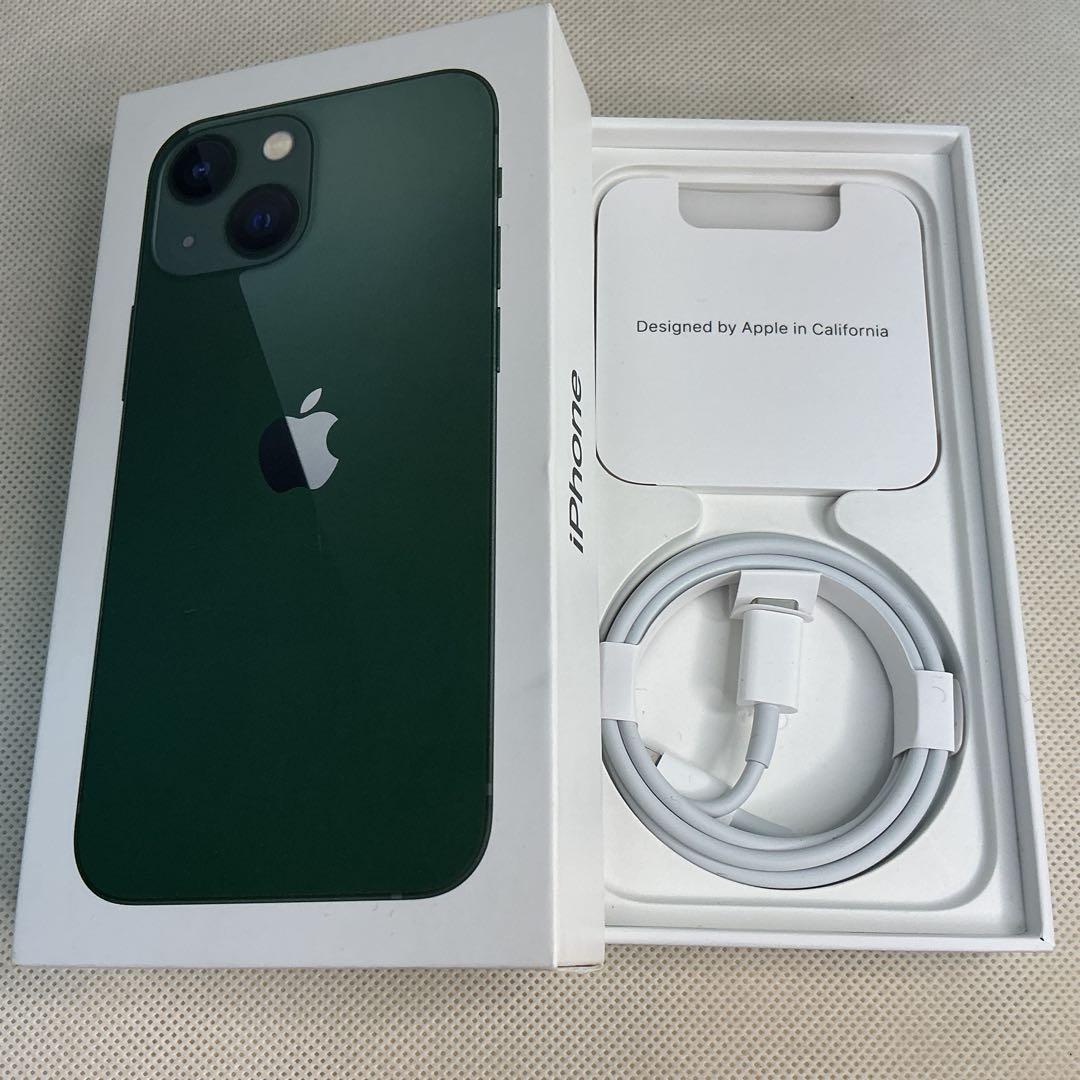 [美品]iPhone13mini 128GB 新品バッテリー　SIMフリー
