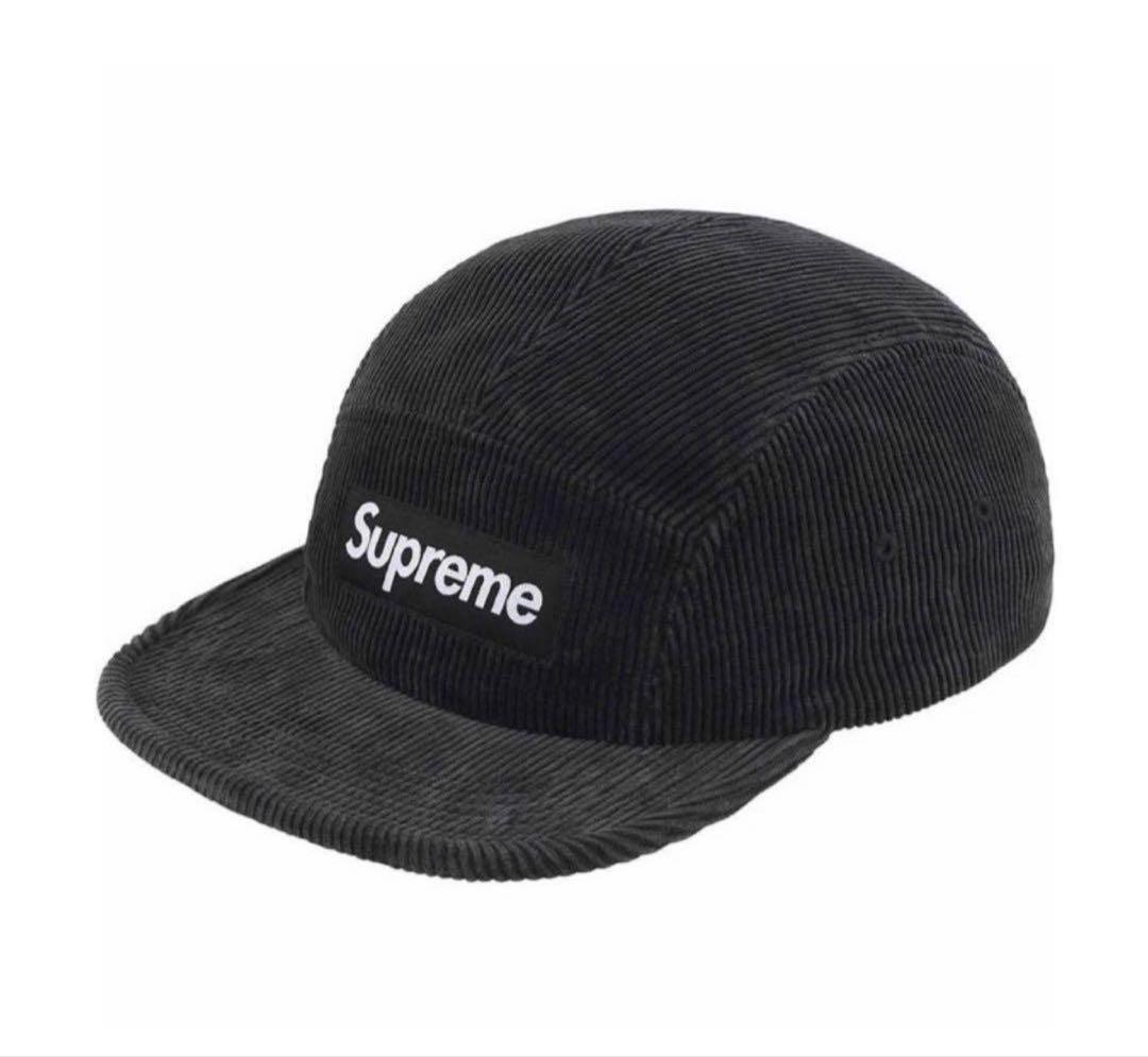 帽子 Supreme Corduroy Camp Cap \"Black\"