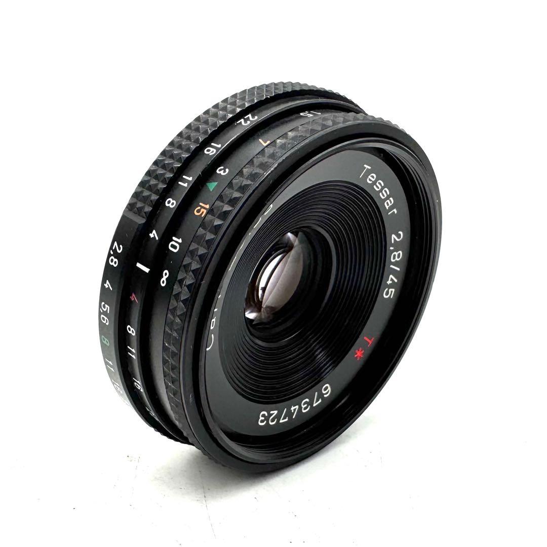 美品 CONTAX Tessar T* 45mm F2.8 パンケーキレンズ