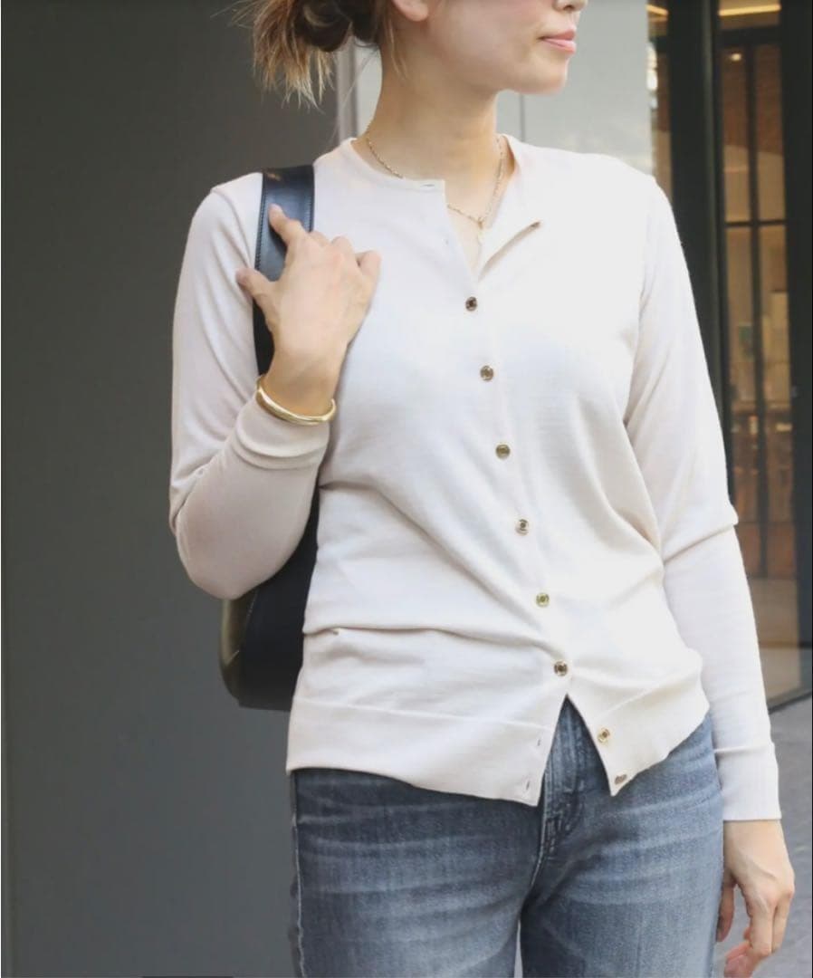 美品✨ ミューズドゥーズィエムクラス FF grace カーディガン 金ボタン