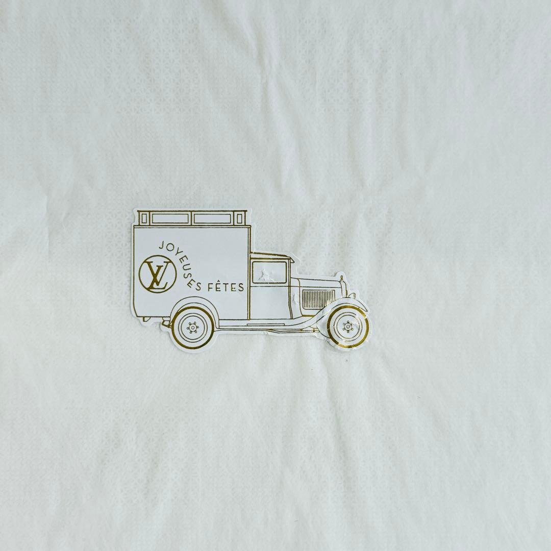 未使用　ルイヴィトン　ニット帽　ビーニー　カシミア100 グレー　ロゴ　メンズ