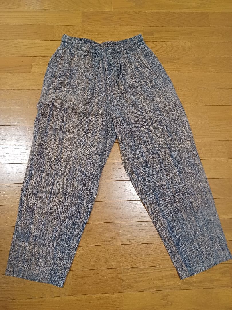 うさとの服　パンツ　手織り　コットン