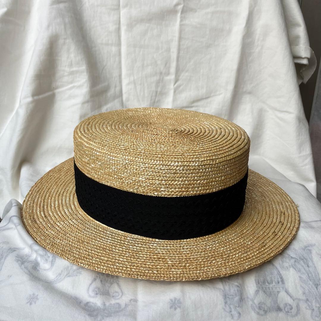 arth　アース　カンカン帽　帽子 日本製　59㎝