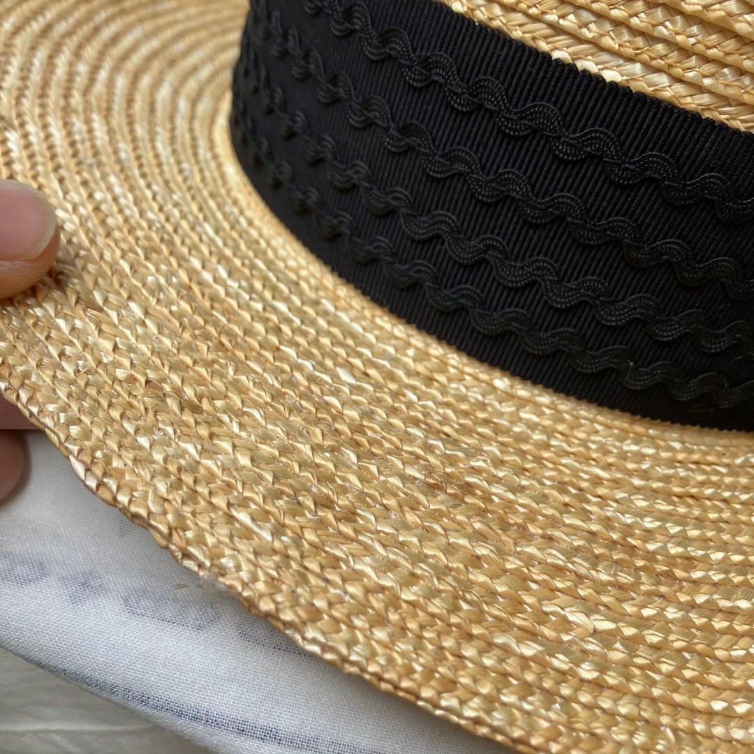 arth　アース　カンカン帽　帽子 日本製　59㎝