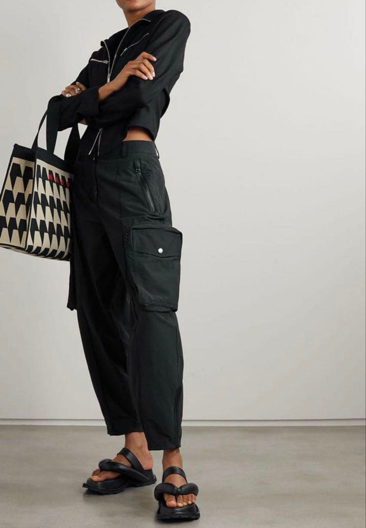 Stella McCartney カーゴパンツ 38 定価14万 ブラック