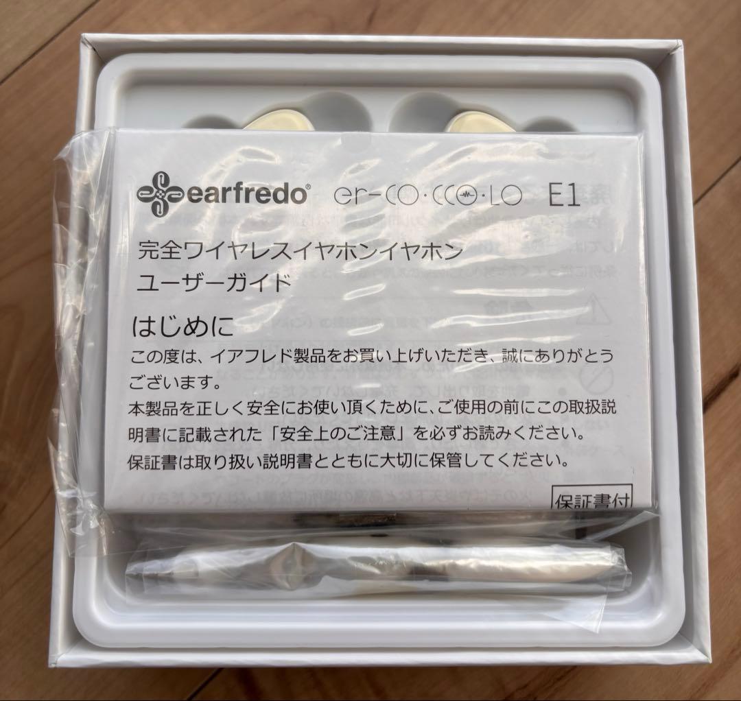 未使用 earfredo E1 ワイヤレスイヤホン AIノイズキャンセリング