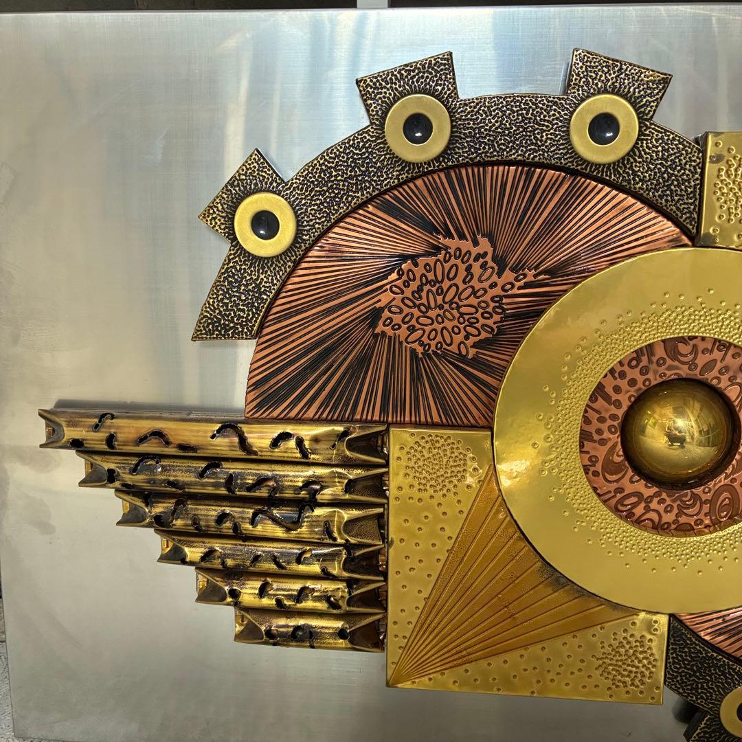 2個セットウォールアート 金属モダンアート Stephen Chun