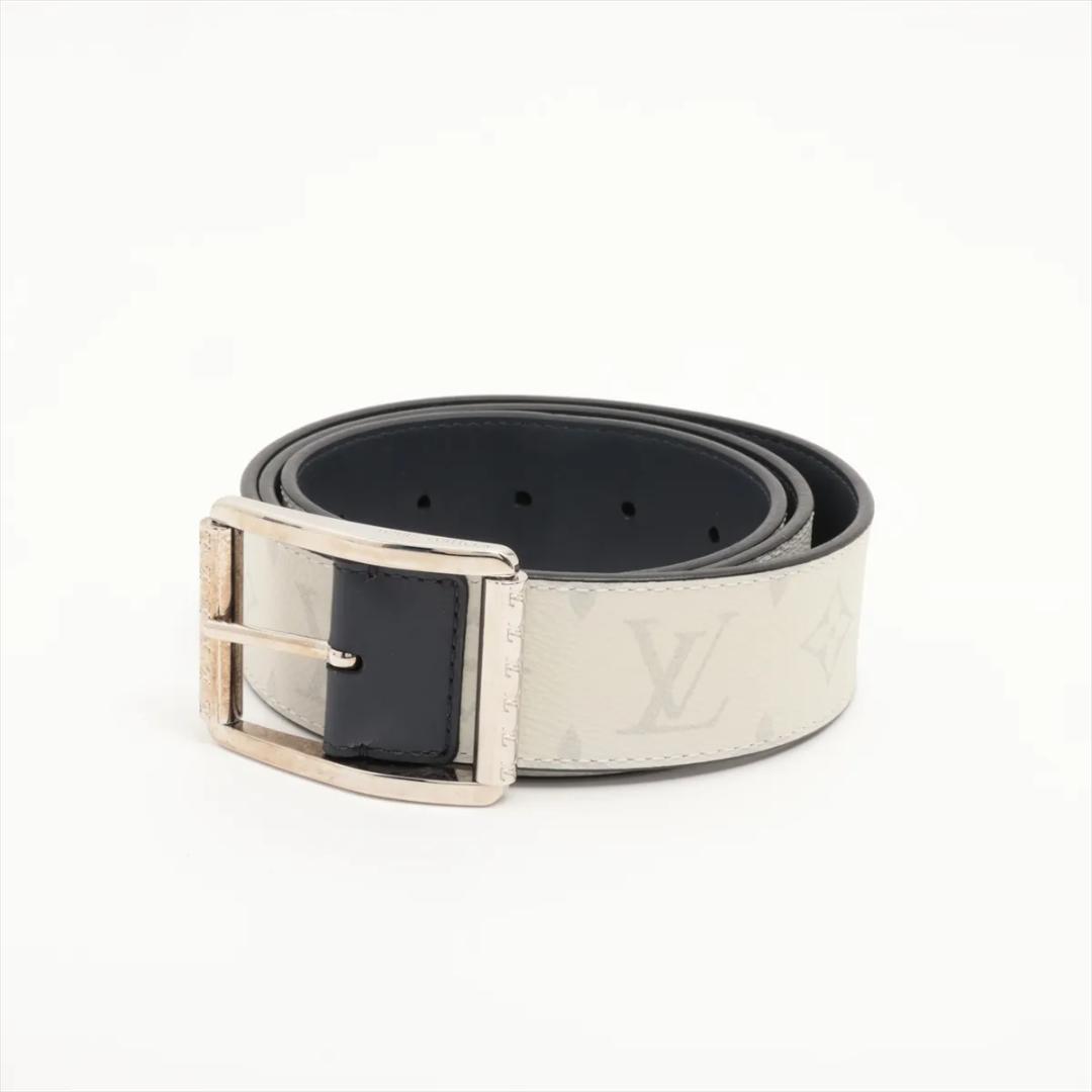 ヴィトン M0003 サンチュールリヴェルソ ベルト 95 　レザー　ホワイト