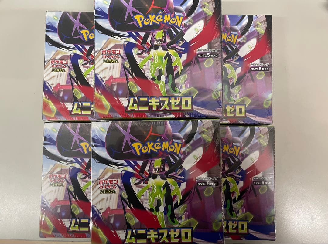 ポケモンカードムニキスゼロ6BOXシュリンク付き