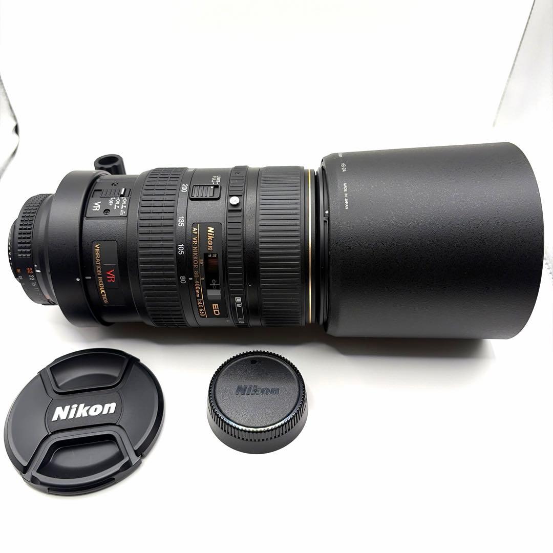 新品級　nikkor 80-400mm f/4.5-5.6D ED zoom箱付