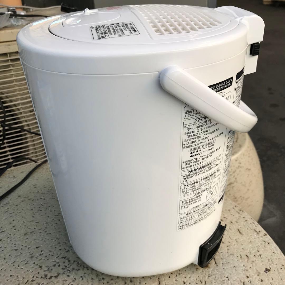 洗浄済　象印　スチーム式加湿器　EE-RR50　3L　ホワイト