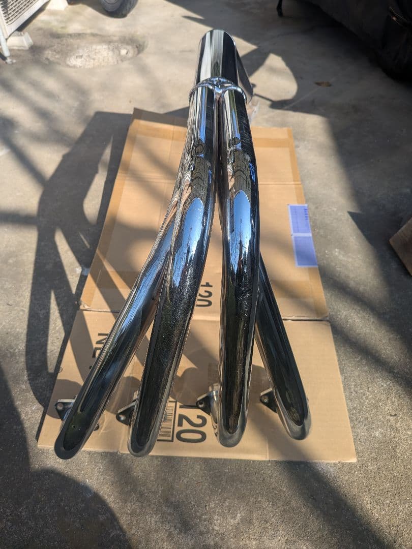 PRETTY RACING ショート管マフラー・イナズマ400用