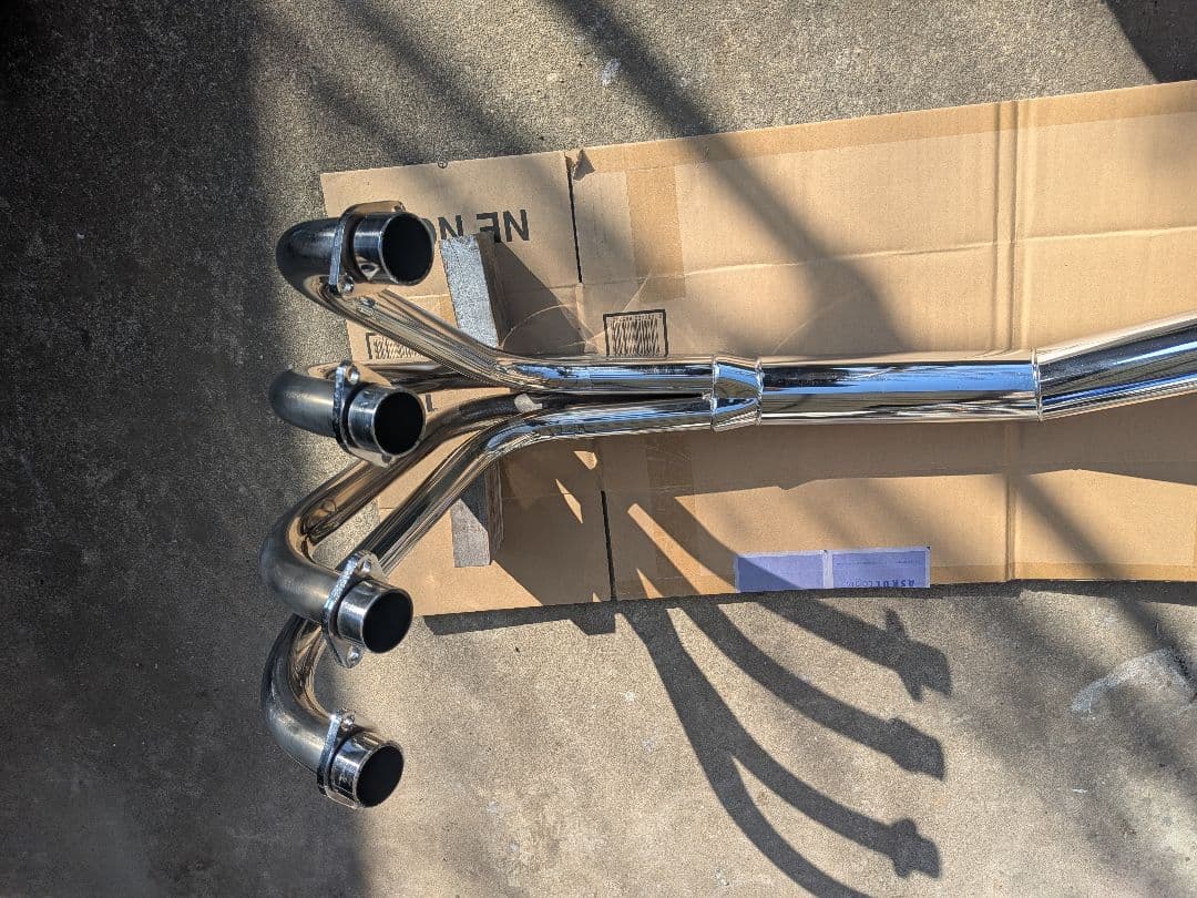 PRETTY RACING ショート管マフラー・イナズマ400用