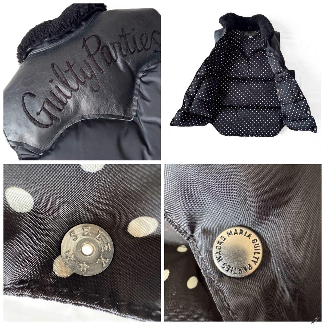 WACKO MARIA ロッキーマウンテン ダウンベスト レザー キムタク 38