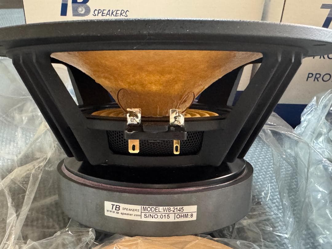 未使用 Tang Band W8-2145 20cmフルレンジユニット 8インチ