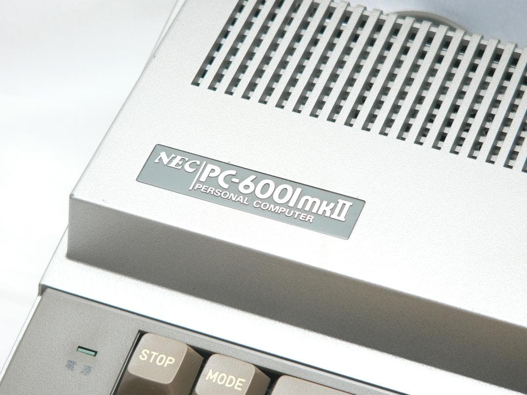 NEC PC-6001mkII 新しい電源 メカニカルスイッチ フルメンテナンス