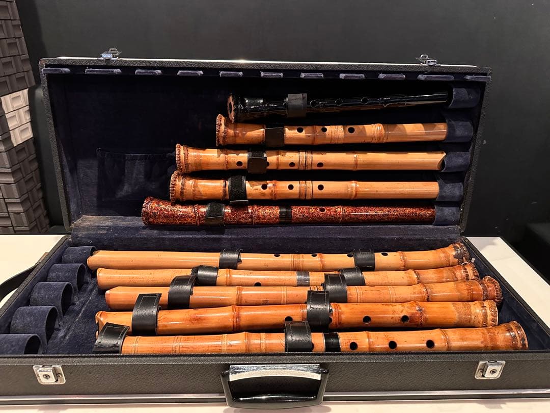 尺八 セット 竹製 和楽器 ケース付き