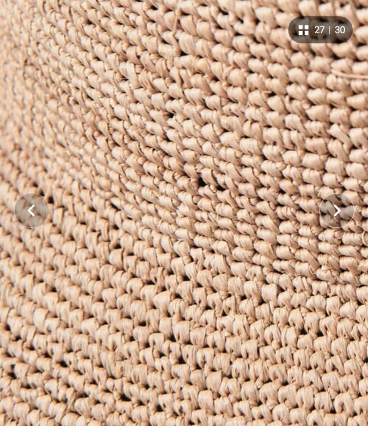 ✾未使用【UNITED ARROWS】RFAリボンハット/ナチュラル/UV✾