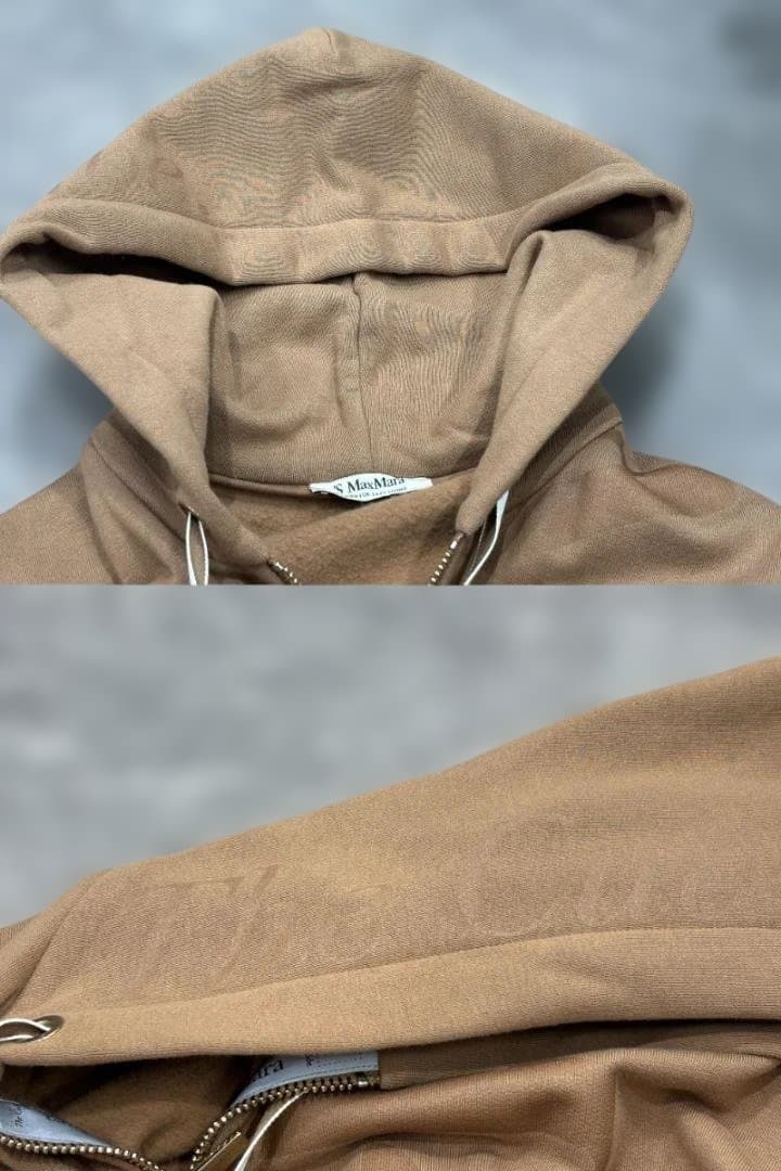 ☆美品☆S MaxMara The Cube パーカー ジップアップ 裏起毛