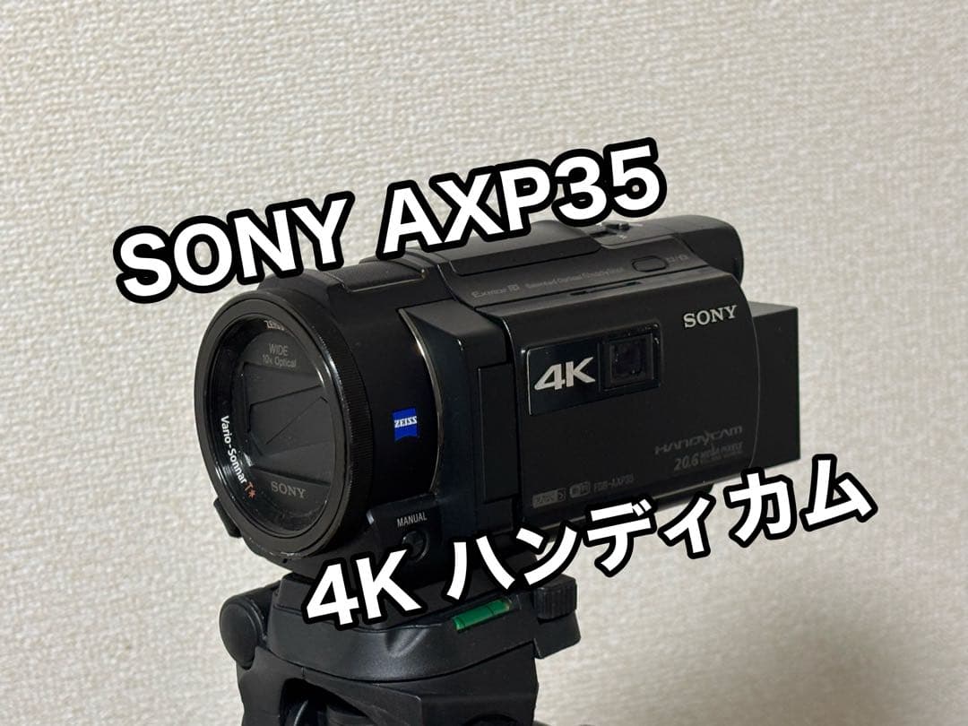 SONY 4Kビデオカメラ FDR-AXP35