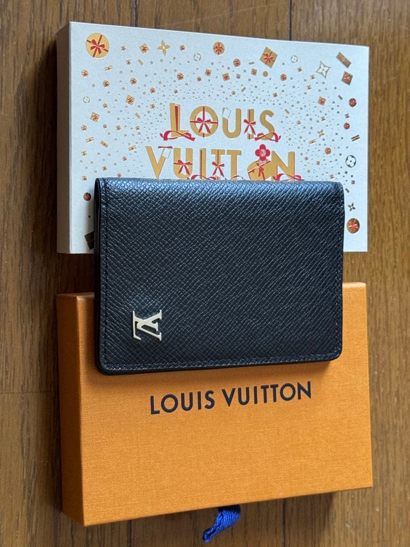 送料込 LOUIS VUITTON タイガ 名刺入れ　オーガナイザードゥポッシュ