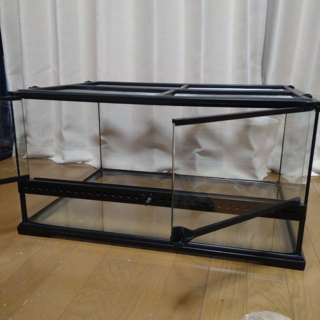 GEX エキゾテラ グラステラリウム 6030 リクガメ ケージ シェルター付き