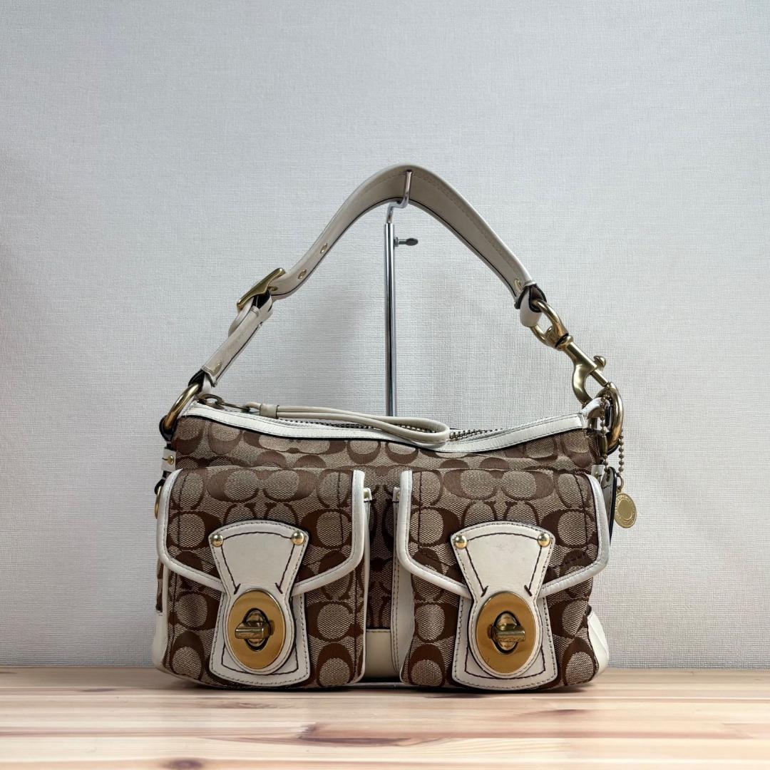 バッグ 65th Coach Legacy Turn Lock Bag