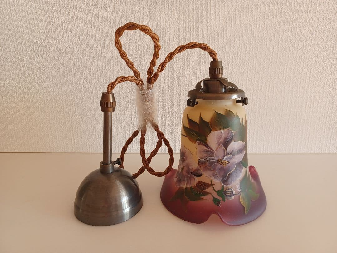 吊り下げランプシェード　アンティーク