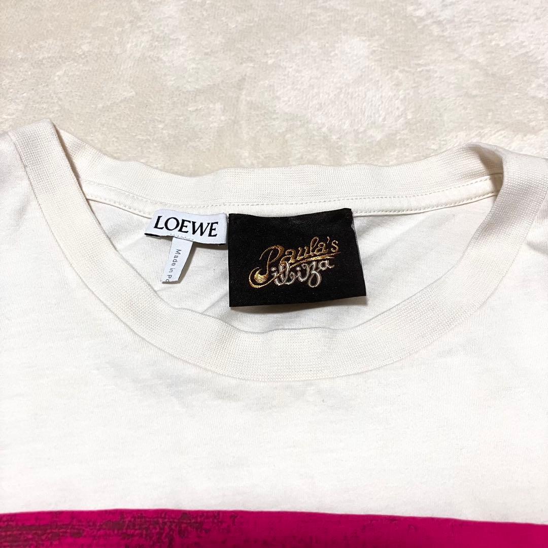 22年モデル✨ロエベ LOEWE パウラズイビザ ビッグロゴ Tシャツワンピース