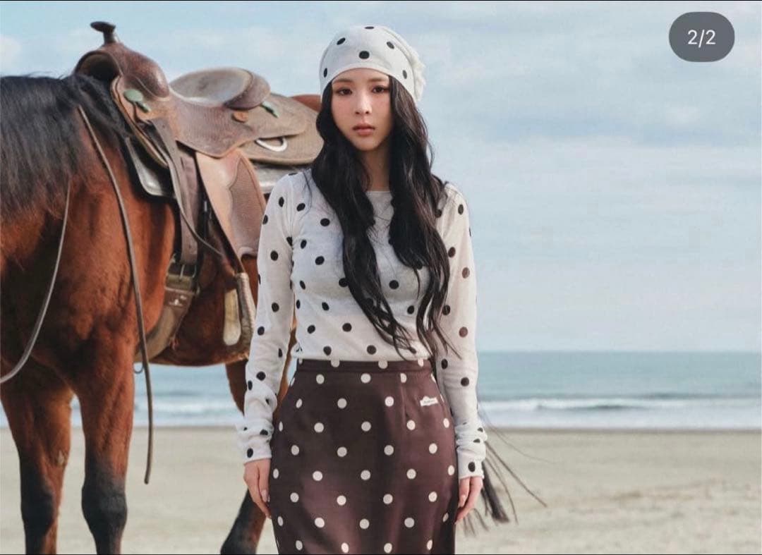 SLY スライ　ミチ MICHIXSLY DOTS KNIT トップス