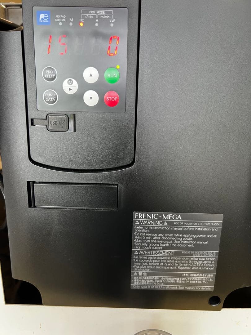 20kg業務用洗濯機　インバータ　取説無し