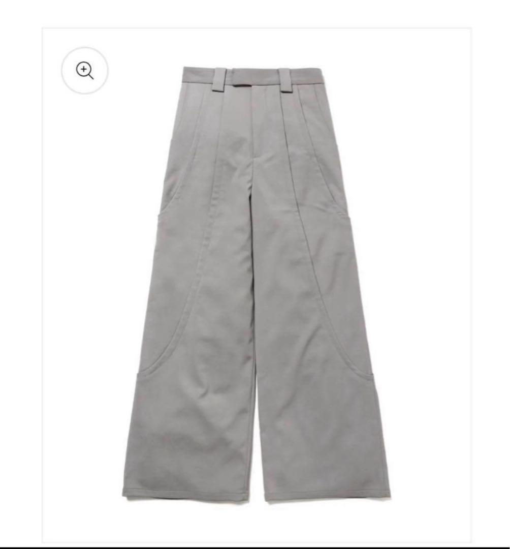 goat essence tuck wide pants グレー size2