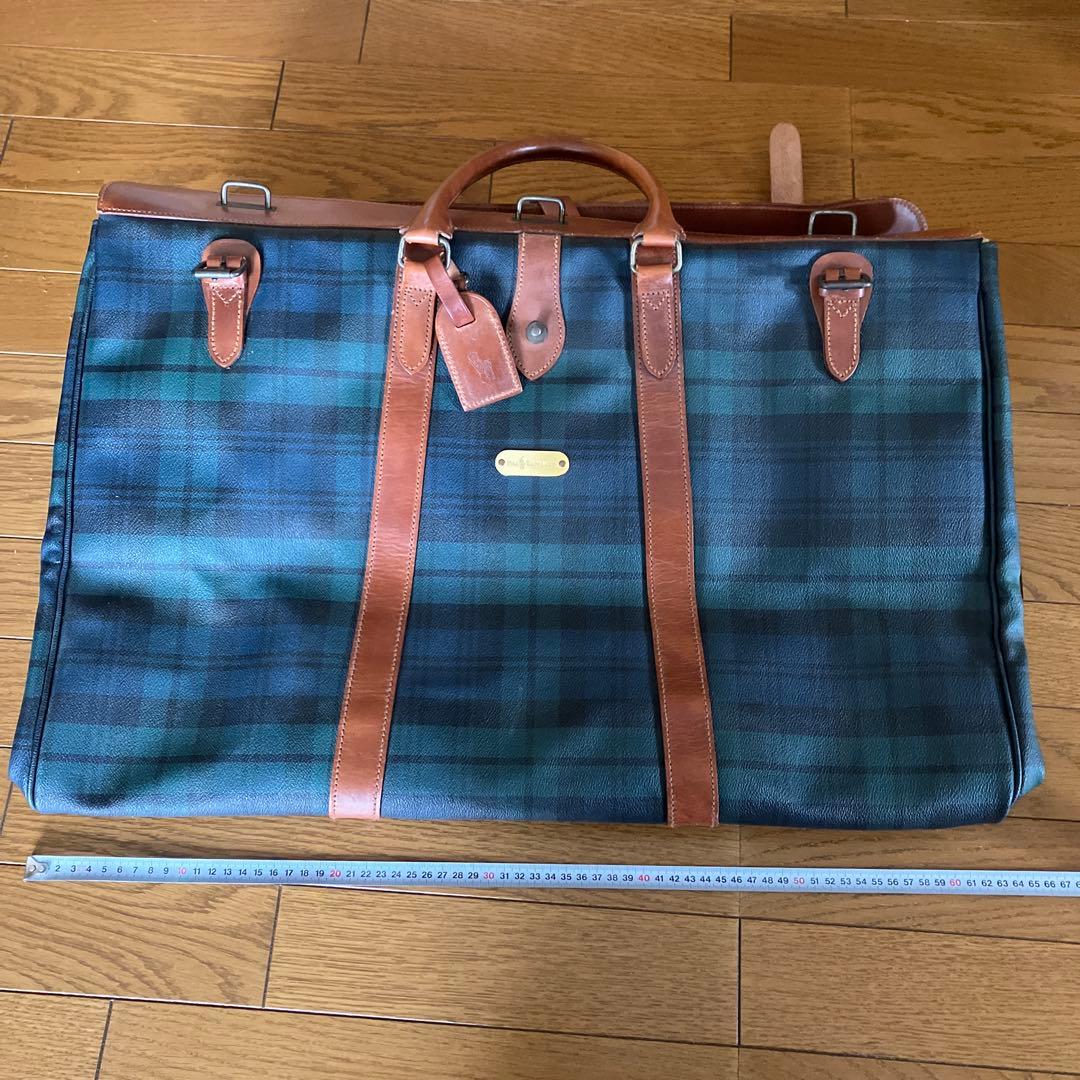 値下げしました　ラルフローレン　ボストンバック　大型