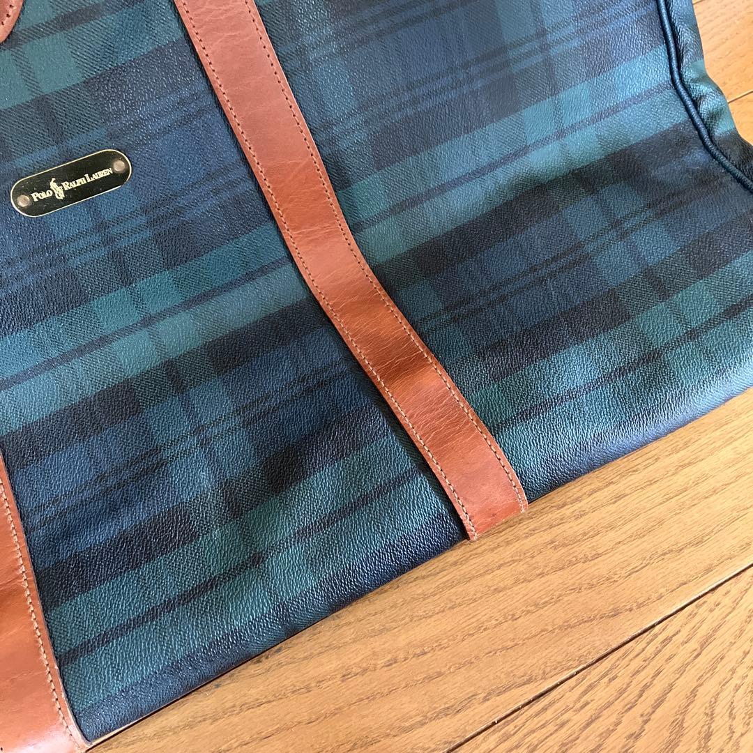 値下げしました　ラルフローレン　ボストンバック　大型