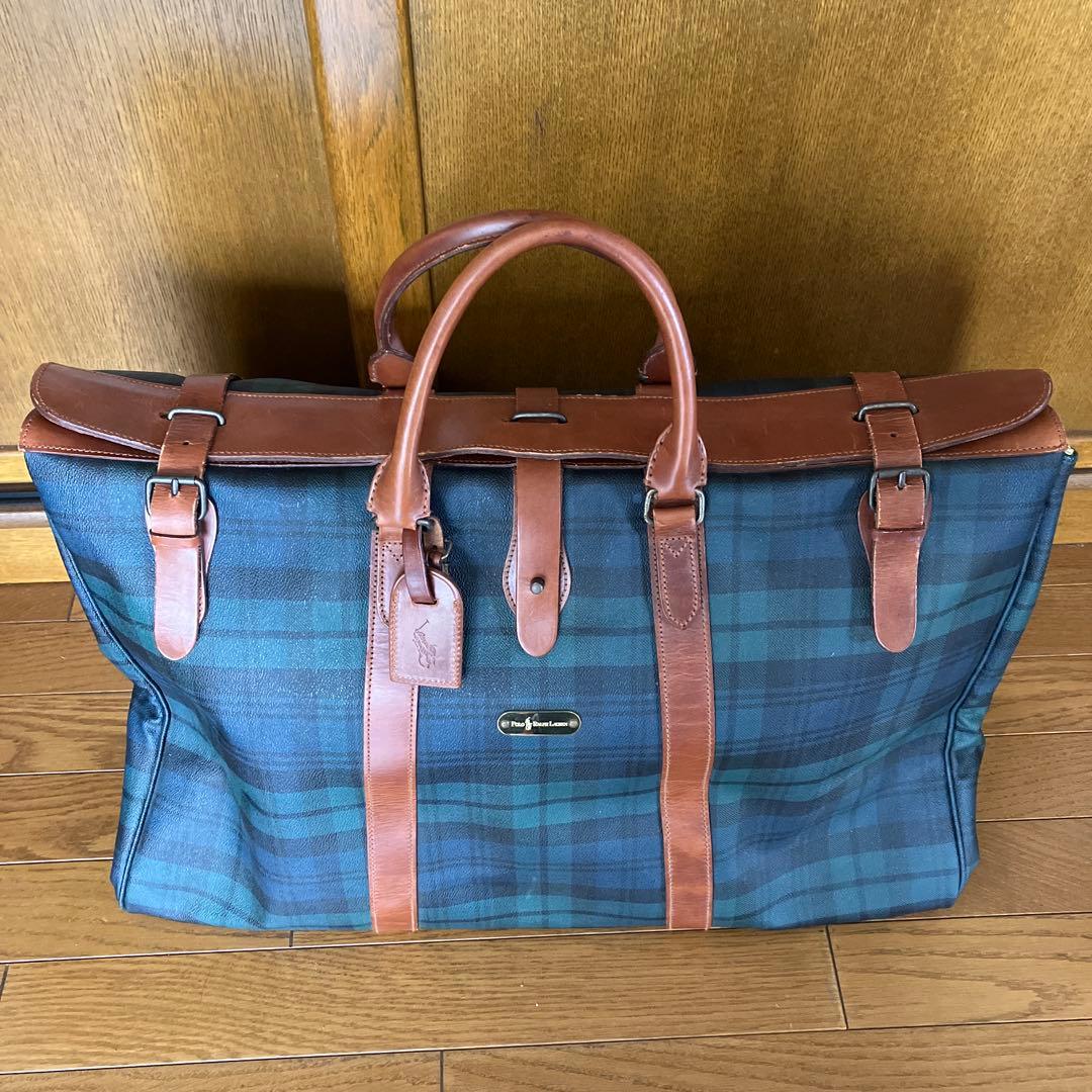 値下げしました　ラルフローレン　ボストンバック　大型