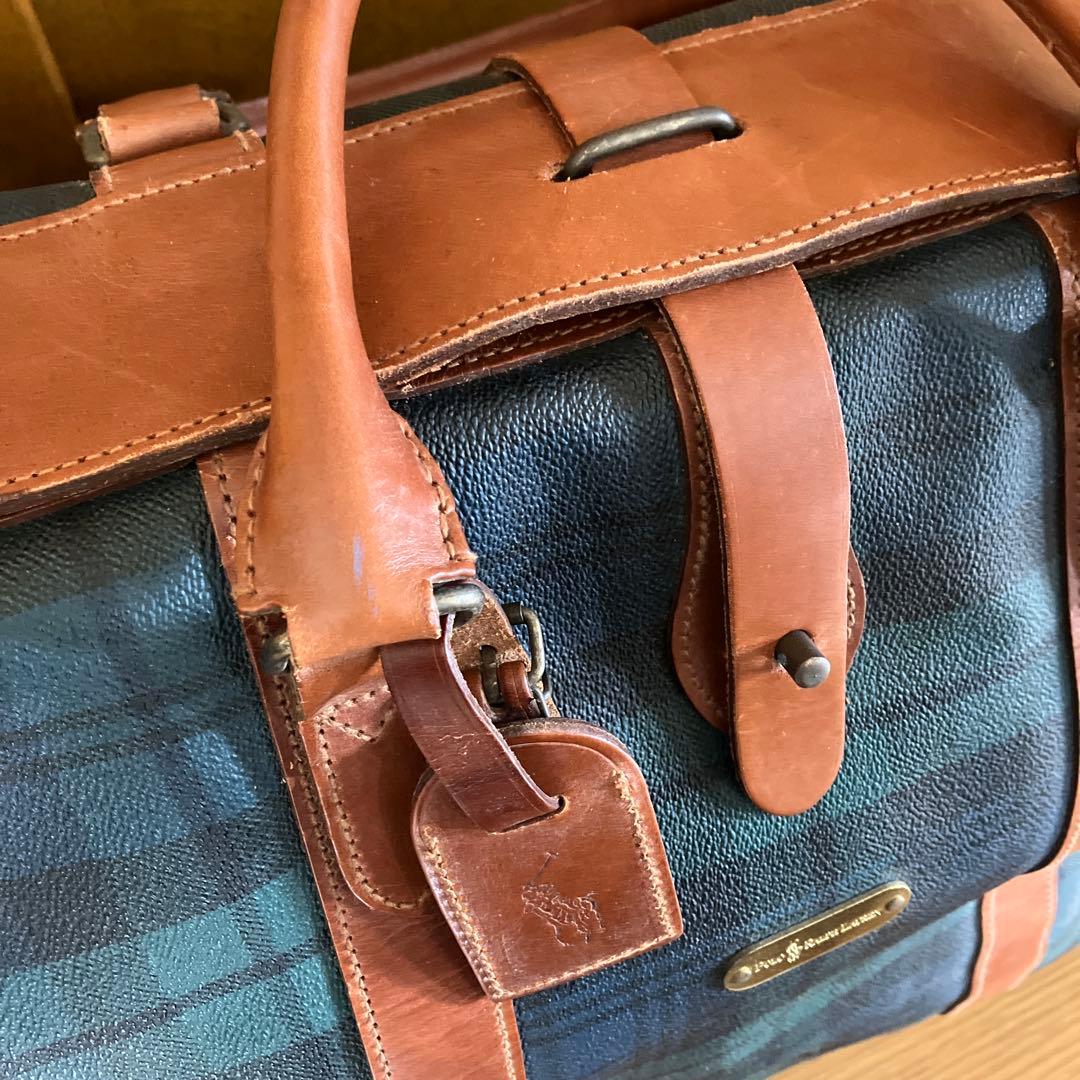 値下げしました　ラルフローレン　ボストンバック　大型