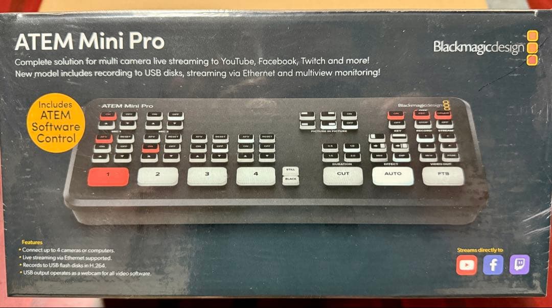 売り切り【新品未開封】ATEM Mini Pro