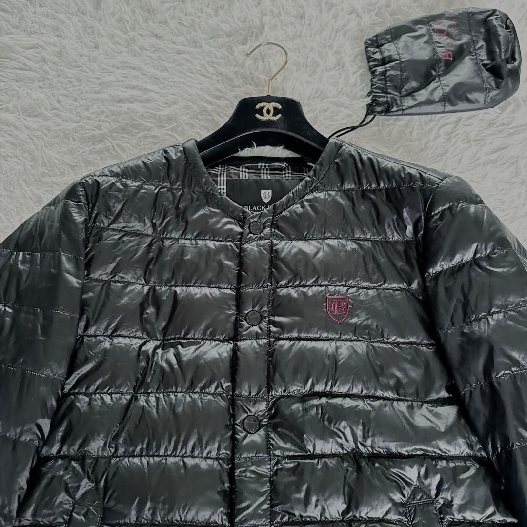 【BLACK LABEL CRESTBRIDGE】インナーダウン 黒 M 収納袋