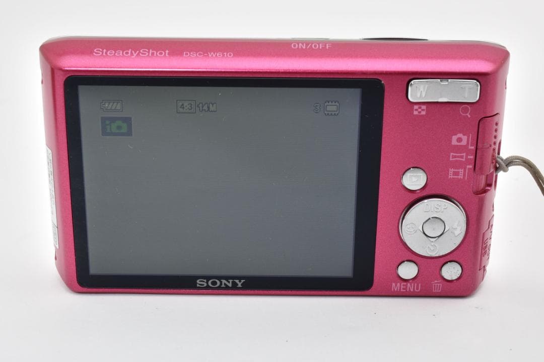 【美品】SONY Cyber-shot DSC-W610 ピンク　動作確認済