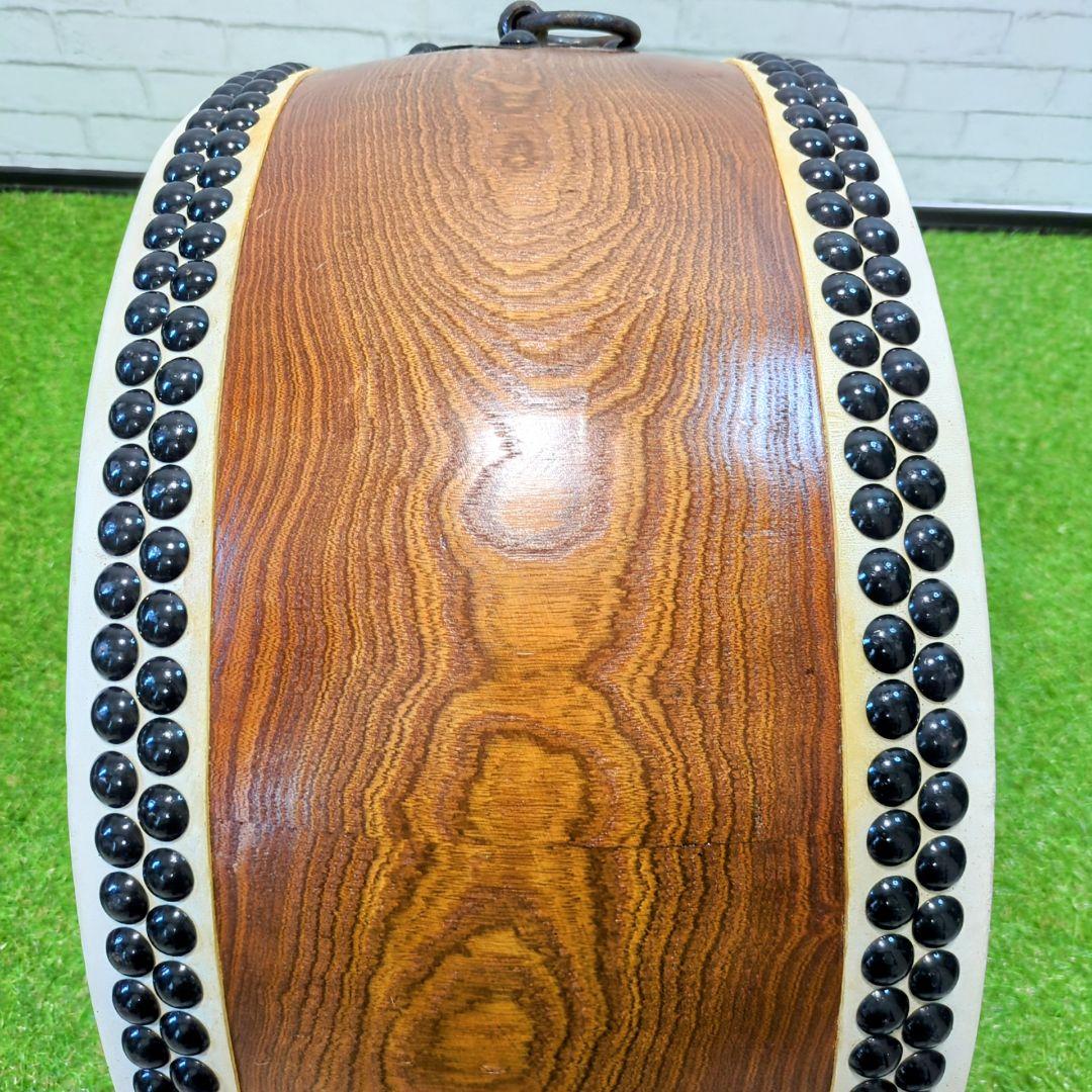 【良品】平太鼓 和太鼓　くり抜き胴　1尺7寸　特大