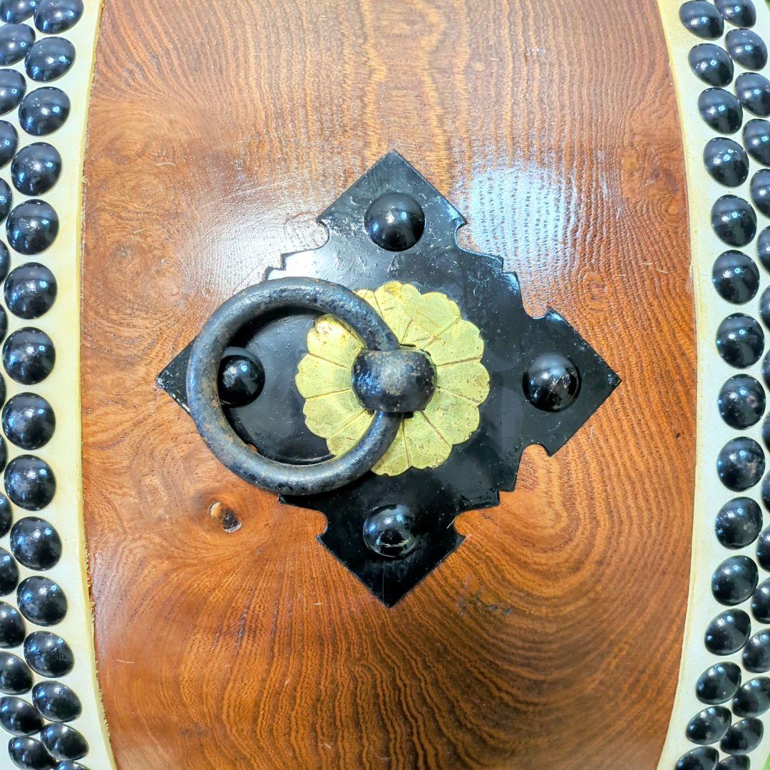 【良品】平太鼓 和太鼓　くり抜き胴　1尺7寸　特大