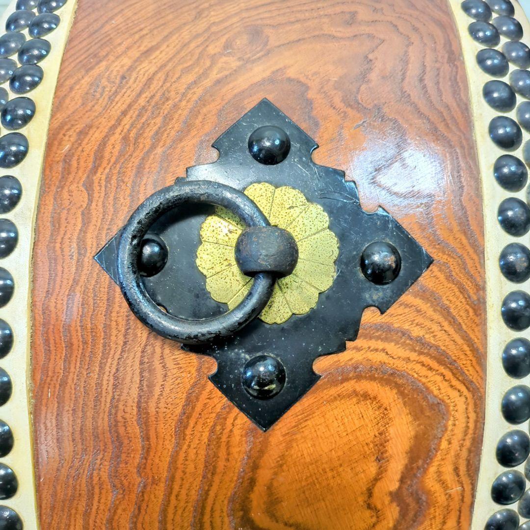 【良品】平太鼓 和太鼓　くり抜き胴　1尺7寸　特大