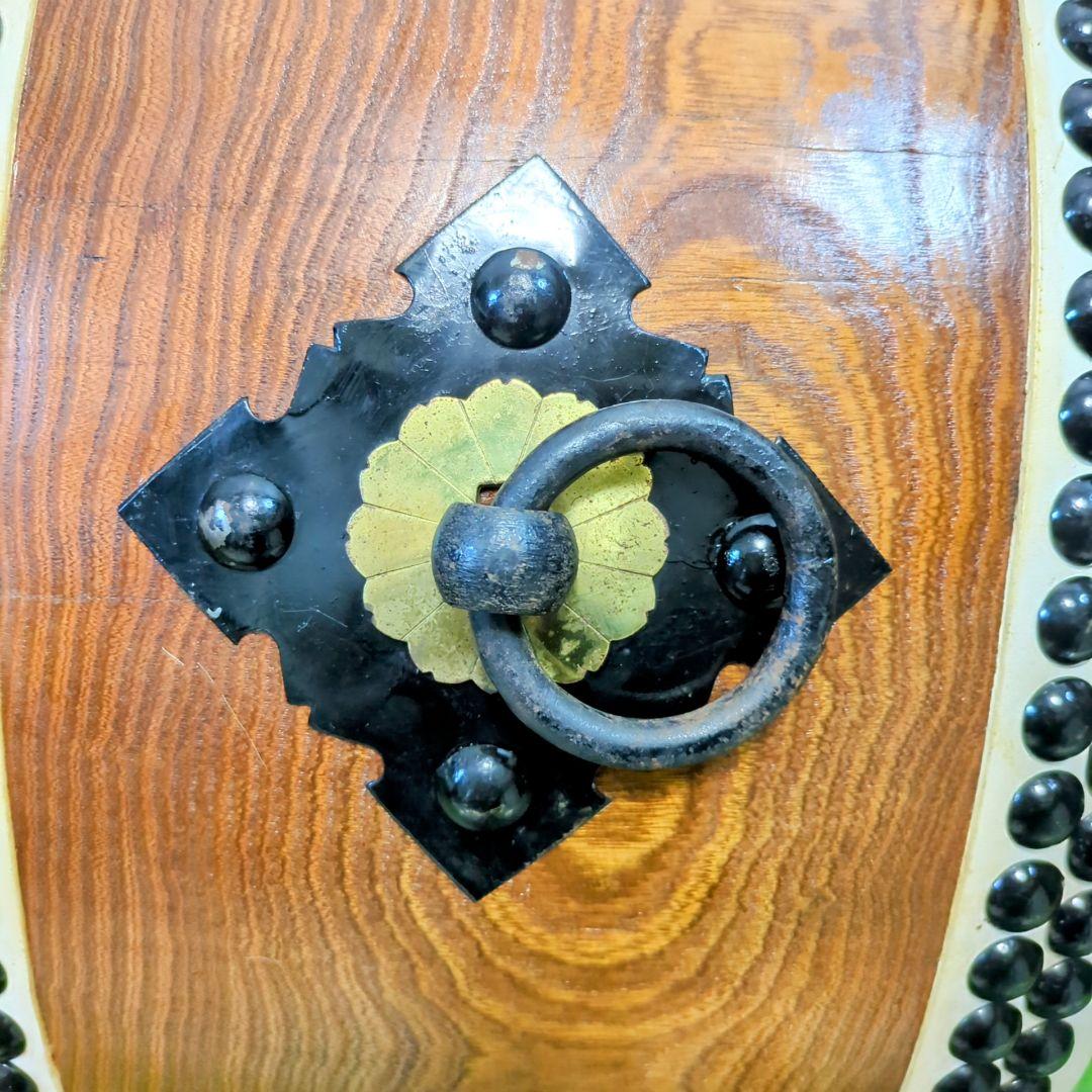 【良品】平太鼓 和太鼓　くり抜き胴　1尺7寸　特大