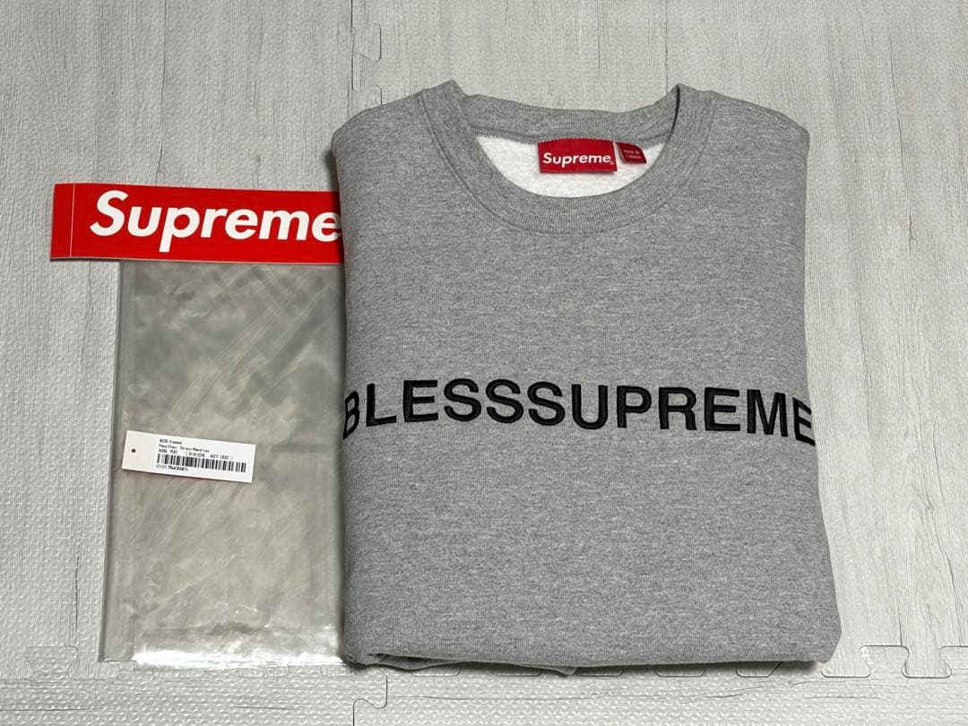 トップス Supreme x BLESS Crewneck Heather Grey M