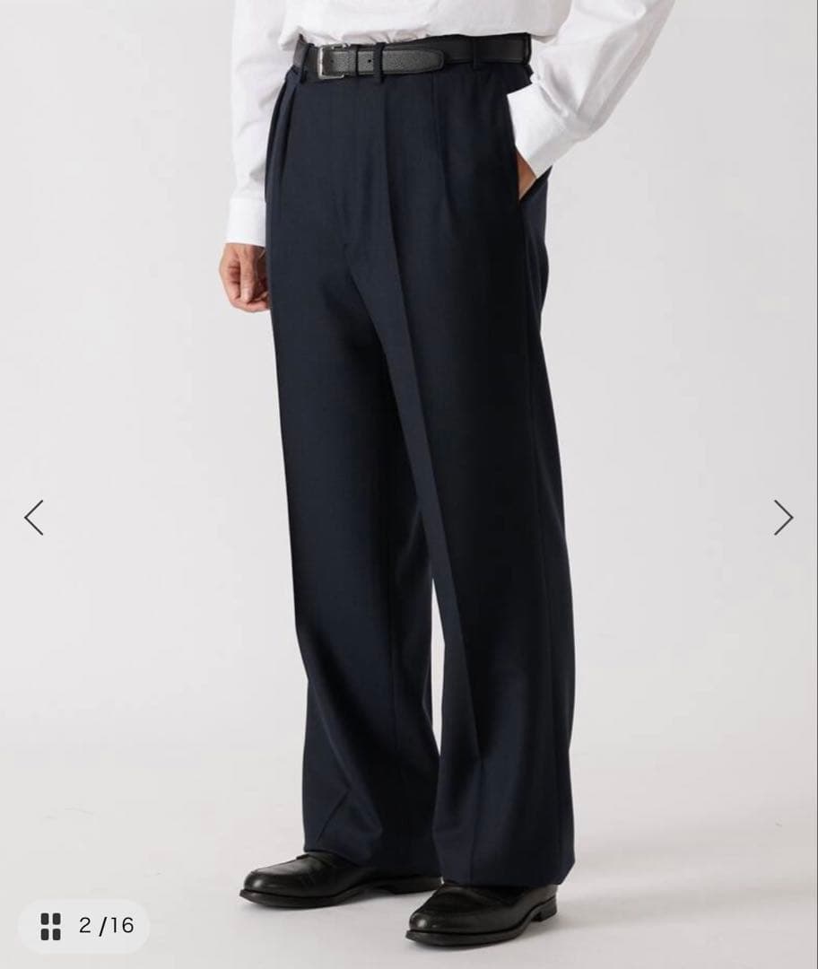 ベルナール ザンス別注 BELLECHASSE SOLID ネイビー 36