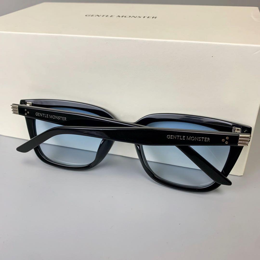 GENTLE MONSTER サングラス ブラック/ブルー NUMER