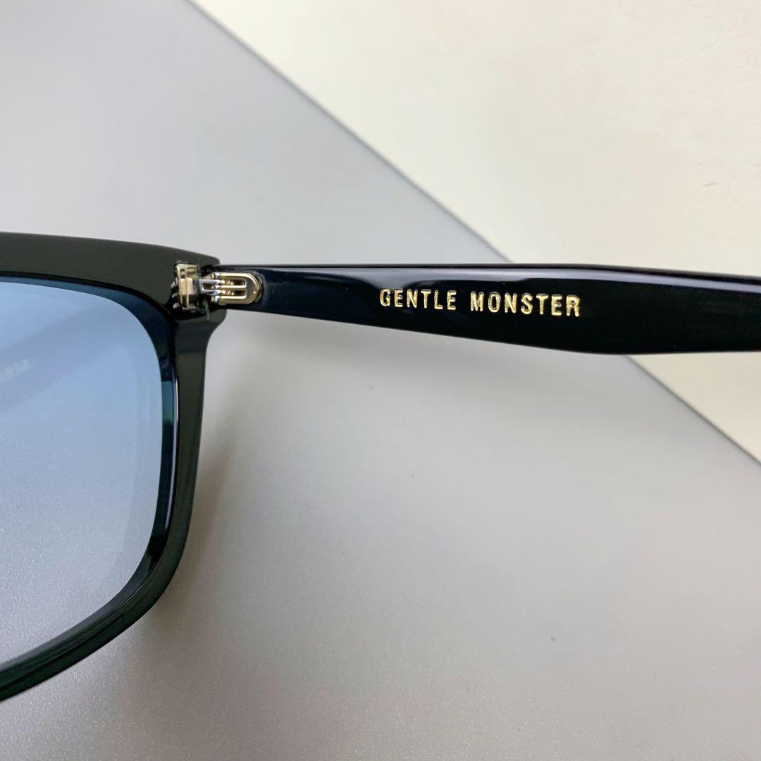 GENTLE MONSTER サングラス ブラック/ブルー NUMER